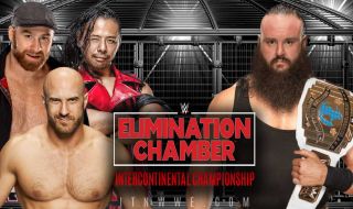 8 : مواجهة Shinsuke.Nakamura.Cesaro-Sami.Zayn ضد Braun.Strowman