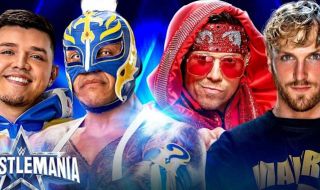 4 : مواجهة The Miz مع Logan Paul ضد Rey Mysterio مع Dominik