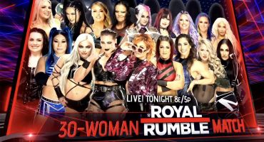 30-woman Royal Rumble match for a women's