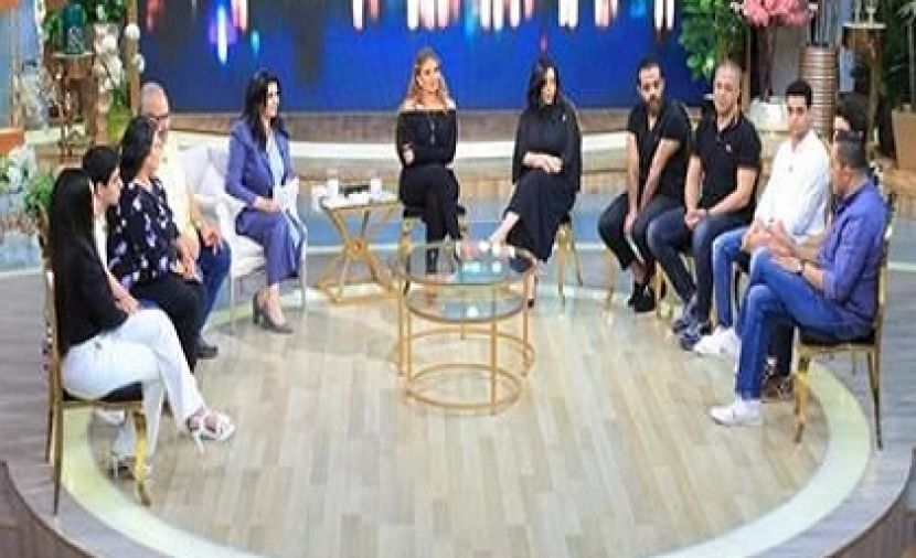 لقاء أبطال مسلسل خيانة عهد في معكم منى الشاذلي - 1 الجزء الاول